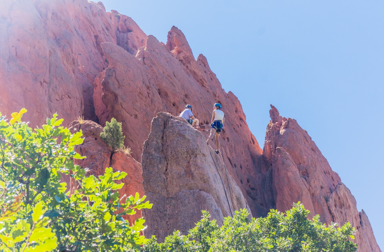 Intro To Garden Of The Gods Rock Climbing Colorado Springs Co