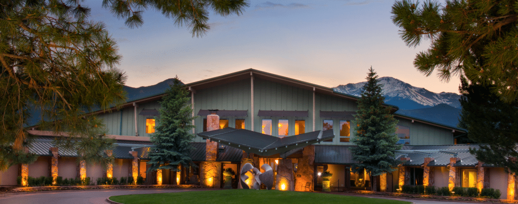 Garden of the Gods resort hotel entrance