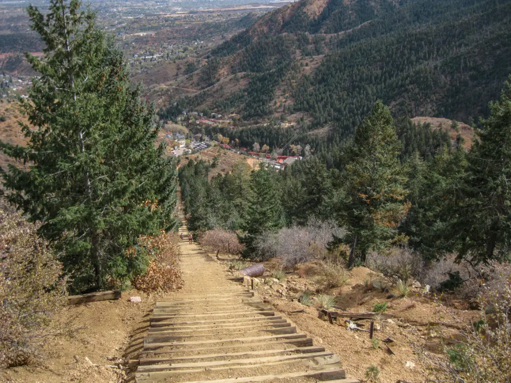 Manitou Incline Colorado Springs Hiking Trail
