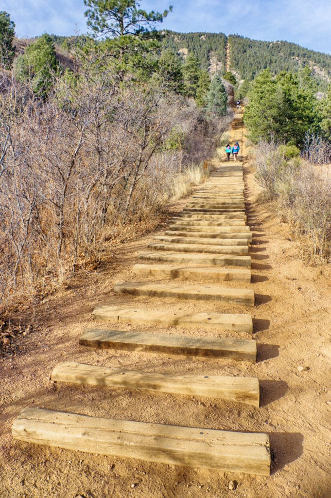 Near the bottom of Manitou Incline