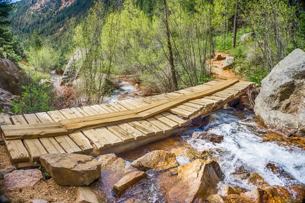 Seven Bridges hike near Helen Hunt Falls